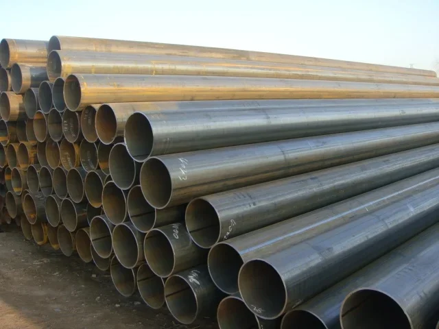 Straight seam steel pipe