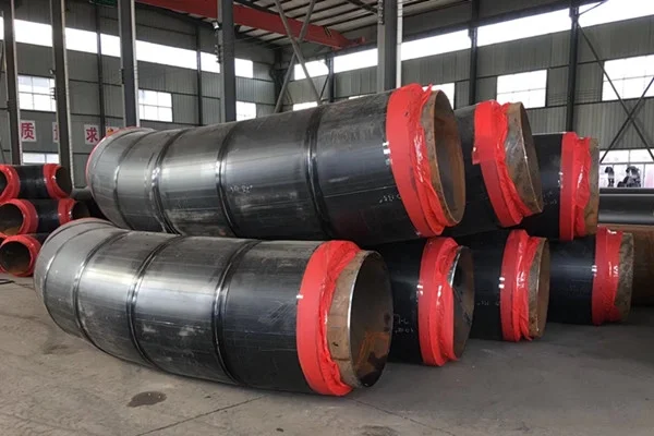 Insulated thermal insulation steel pipes