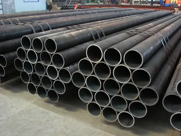 What is the process of rapid cooling of steel pipes after rolling?