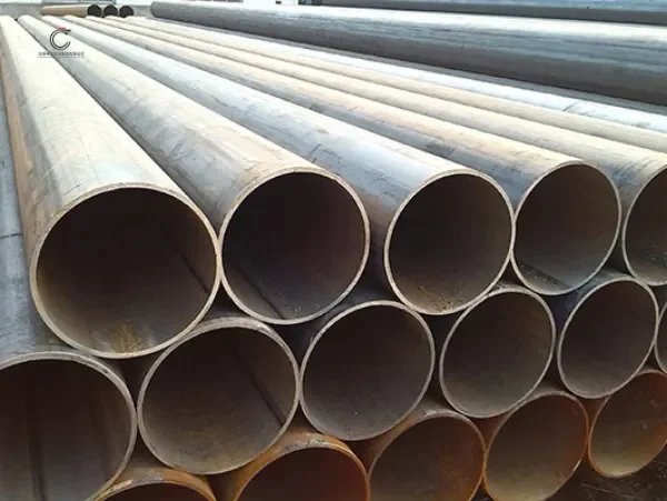 Welding process of seamless steel pipe