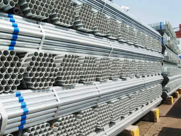 Galvanization of hot-dip galvanized steel pipes