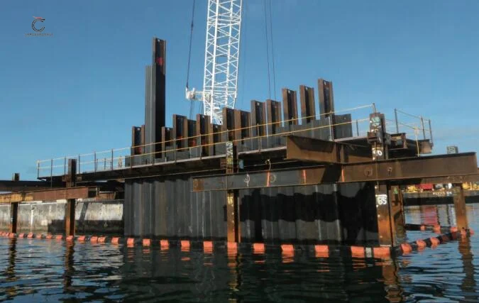 How to rectify steel sheet piles