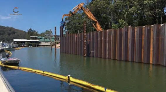 What are the piling methods for steel sheet piles